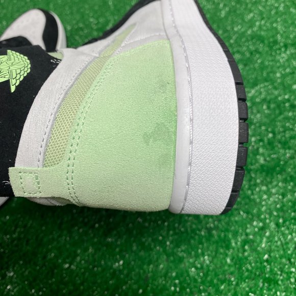 Nike Air Jordan 1 Zoom CMFT 2 Hi Mens Shoes White Green DV1307-103 VNDS Size 10 - Picture 9 of 10